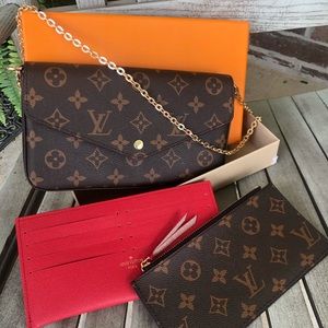 Shoulder/crossbody purse and pouch